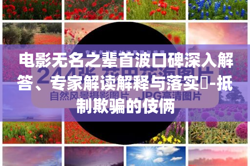 電影無名之輩首波口碑深入解答、專家解讀解釋與落實?-抵制欺騙的伎倆