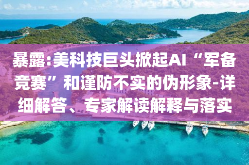 暴露:美科技巨頭掀起AI“軍備競賽”和謹(jǐn)防不實(shí)的偽形象-詳細(xì)解答、專家解讀解釋與落實(shí)