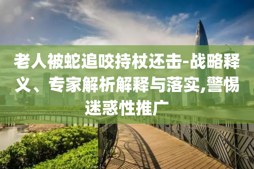 老人被蛇追咬持杖還擊-戰(zhàn)略釋義、專家解析解釋與落實(shí),警惕迷惑性推廣