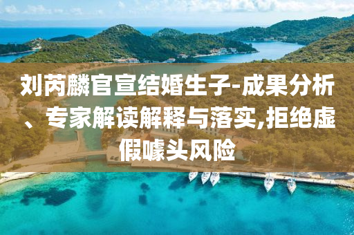 劉芮麟官宣結婚生子-成果分析、專家解讀解釋與落實,拒絕虛假噱頭風險