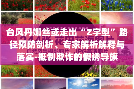 臺(tái)風(fēng)丹娜絲或走出“Z字型”路徑預(yù)防剖析、專家解析解釋與落實(shí)-抵制欺詐的假誘導(dǎo)旗