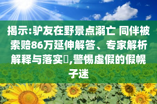 揭示:驢友在野景點溺亡 同伴被索賠86萬延伸解答、專家解析解釋與落實?,警惕虛假的假幌子迷