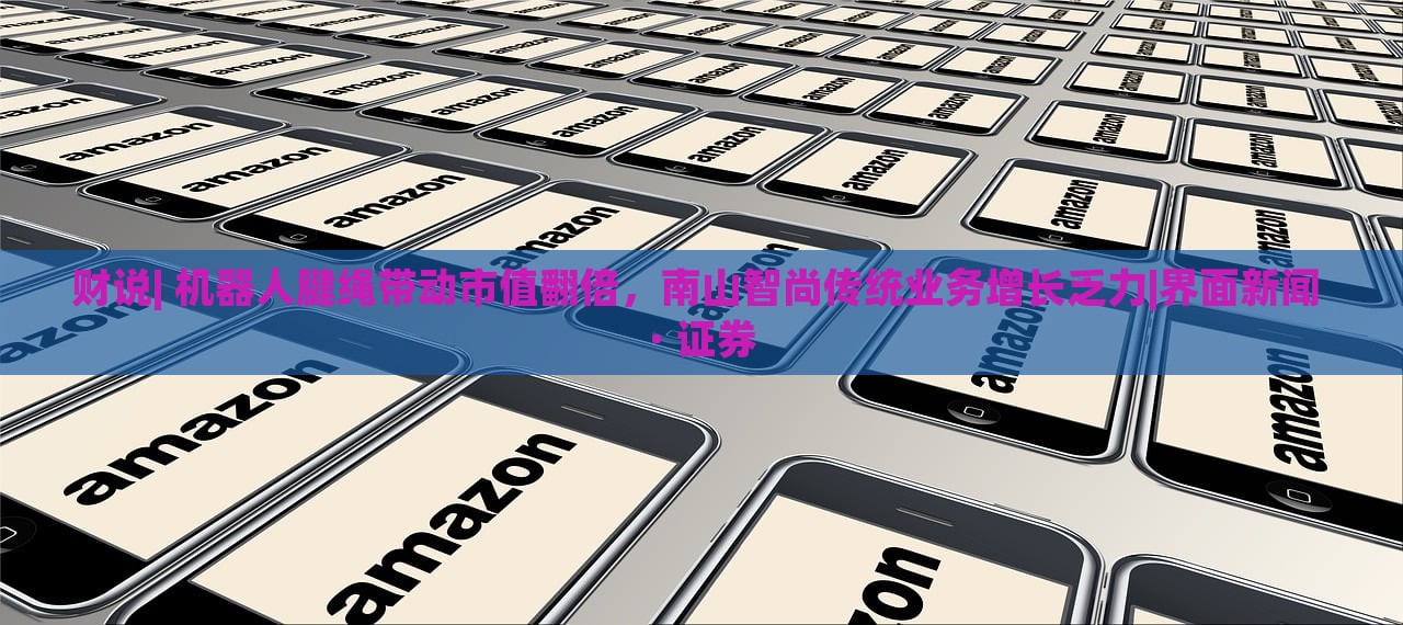 財說| 機器人腱繩帶動市值翻倍,南山智尚傳統(tǒng)業(yè)務(wù)增長乏力|界面新聞 · 證券 財說| 機器人腱繩帶動市值翻倍,南山智尚傳統(tǒng)業(yè)務(wù)增長乏力|界面新聞 · 證券
